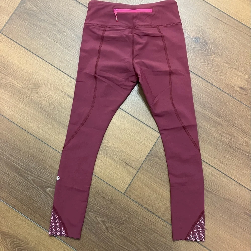 Lululemon EUC Wine Berry/BonBon Tight Stuff Legging (Size 4) - Picture 6 of 8